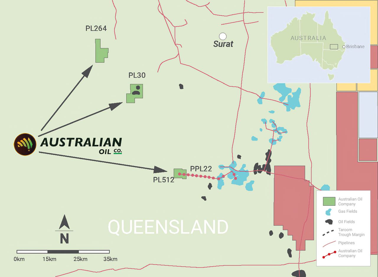 Surat R Pipeline Australian Oil Company Limited | ASX:AOK - Surat Basin Project
